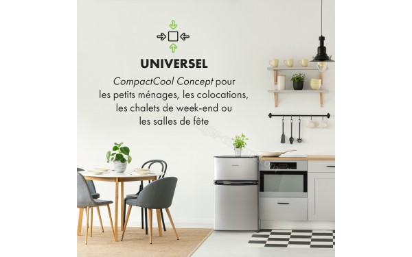 KLARSTEIN Big Daddy Cool 90 L Argent - Mise en situation