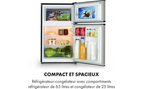 KLARSTEIN Big Daddy Cool 90 L Argent - Compact