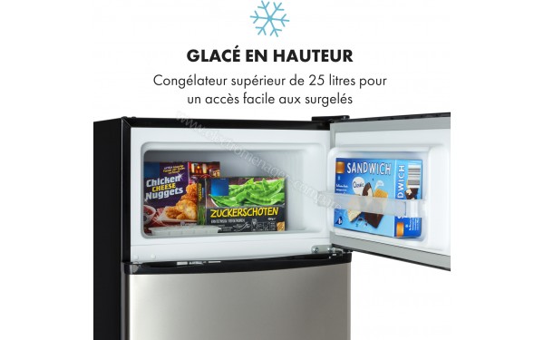KLARSTEIN Big Daddy Cool 90 L Argent - Cong&eacute;lateur