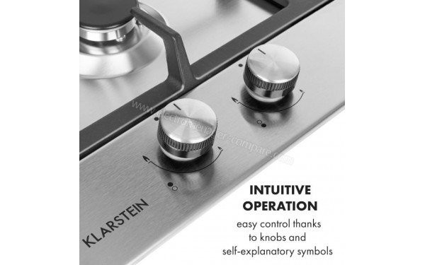 KLARSTEIN Ignito argent - Panneau de commandes