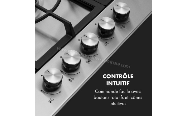 KLARSTEIN Ignito 5 Argent - Panneau de commandes