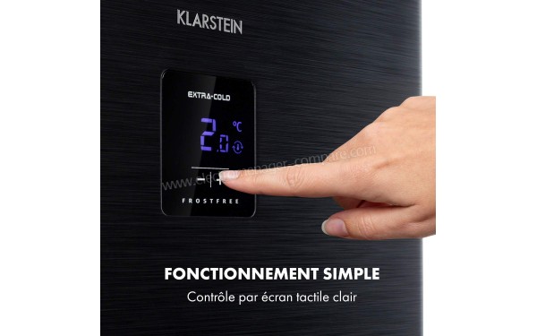 KLARSTEIN Beer Baron 46 L - Panneau de commandes