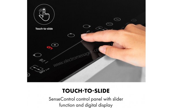 KLARSTEIN Delicatessa 90 Flex Noir 7000W - Panneau de commandes