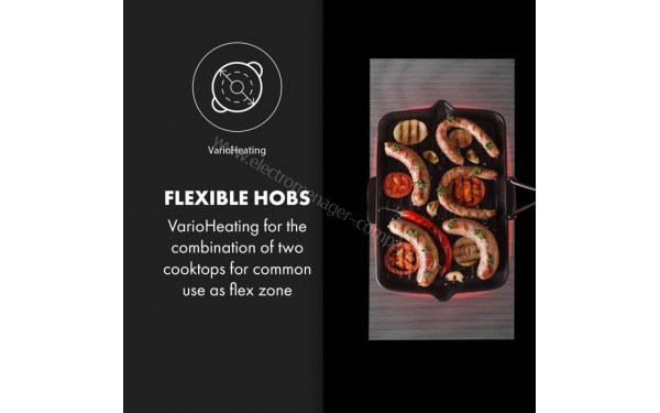 KLARSTEIN Delicatessa 90 Flex Noir 7000W - Zone Flex