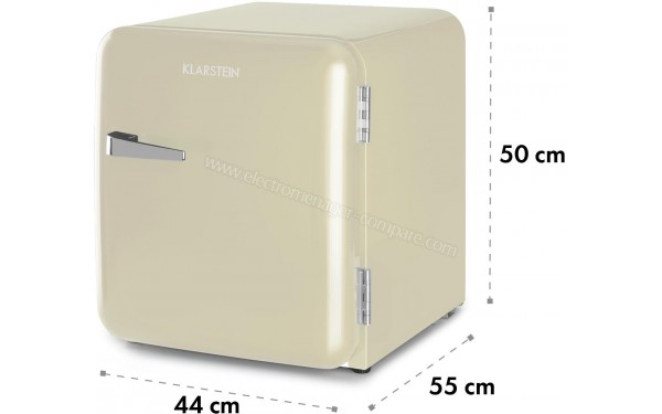 KLARSTEIN Audrey Mini 48 L Cr&egrave;me Classe A+ - Sch&eacute;ma technique