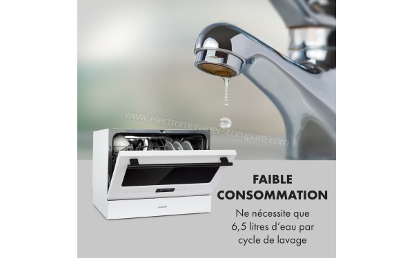 KLARSTEIN Azuria Blanc - Faible consommation d'eau