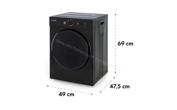 KLARSTEIN Jet Set Noir - Sch&eacute;ma technique