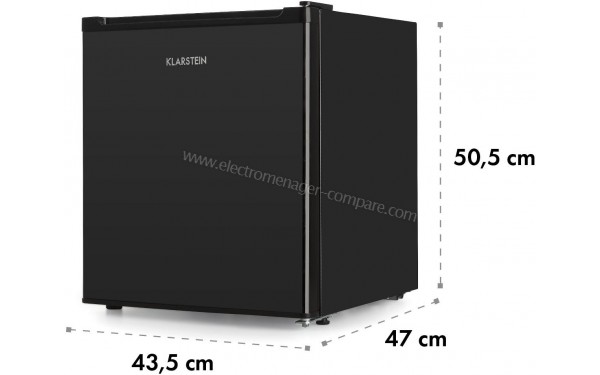 KLARSTEIN Scooby Noir - Vue 3/4 droite