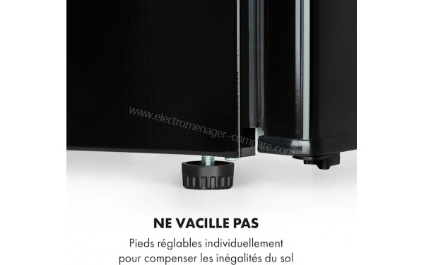 KLARSTEIN Delaware Noir 2021 - Pieds r&eacute;glable