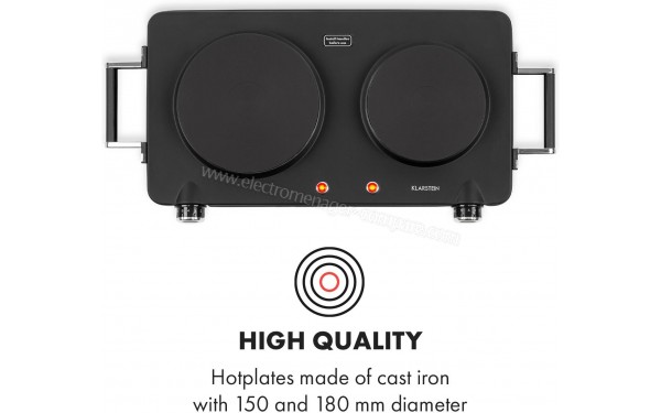 KLARSTEIN Cookorama noir - Vue du dessus