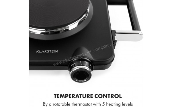 KLARSTEIN Cookorama noir - Panneau de commandes