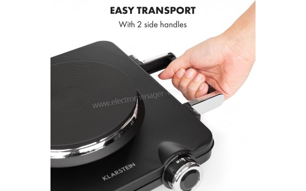 KLARSTEIN Cookorama noir - Mise en situation transport