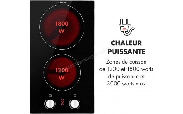 KLARSTEIN EasyCook Domino - Foyers radiants