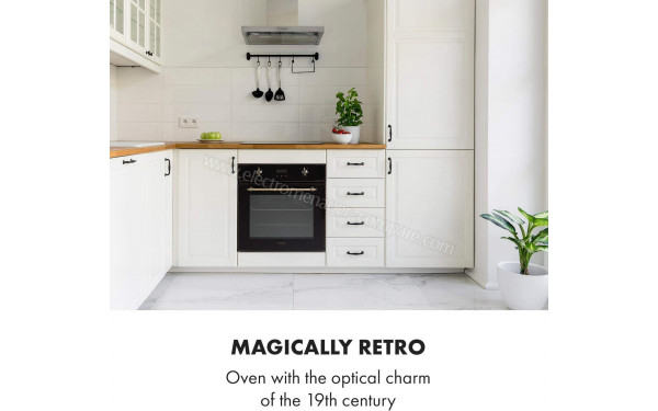 KLARSTEIN Elizabeth Noir - Appareil encastr&eacute;