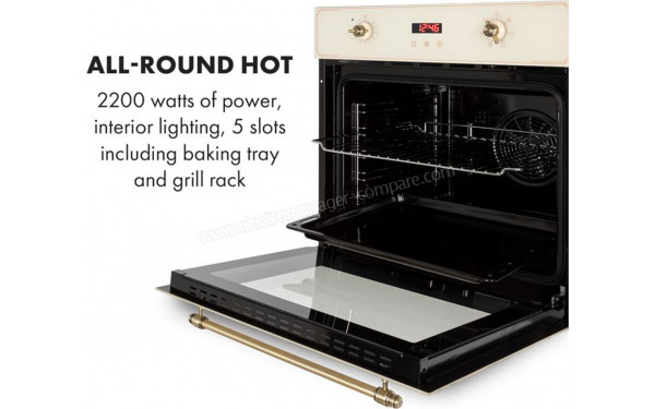 KLARSTEIN Elizabeth Cr&egrave;me - Vue de l'int&eacute;rieur