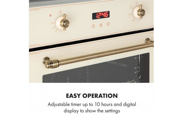 KLARSTEIN Elizabeth Cr&egrave;me - Panneau de commandes