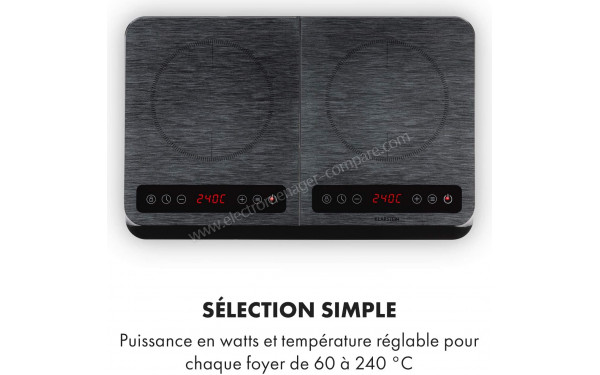 KLARSTEIN InnoChef Noir - Vue du dessus