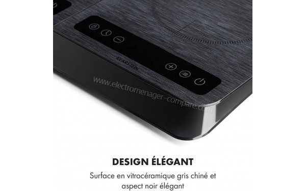 KLARSTEIN InnoChef Noir - Panneau de commandes