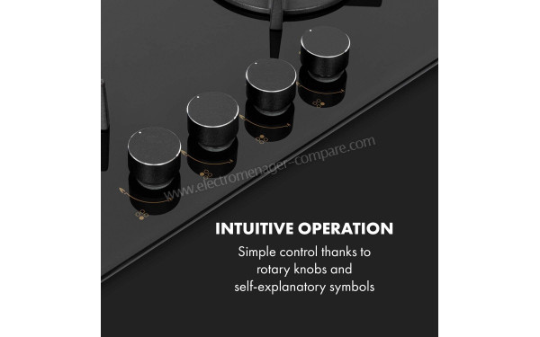 KLARSTEIN Goldflame 4 Noir - Panneau de commandes