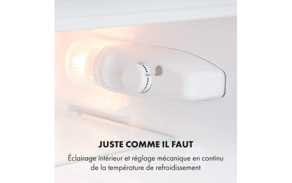 KLARSTEIN Big Daddy Cool 83 L Blanc - Panneau de commandes