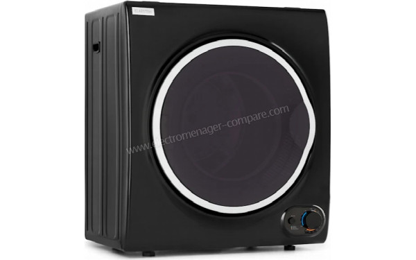 KLARSTEIN Jet Set 4000 Noir - Vue 3/4 gauche