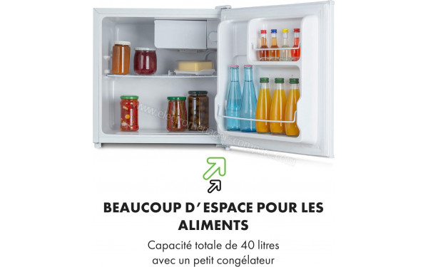 KLARSTEIN Spitzbergen Aca Blanc - Vue de l'int&eacute;rieur