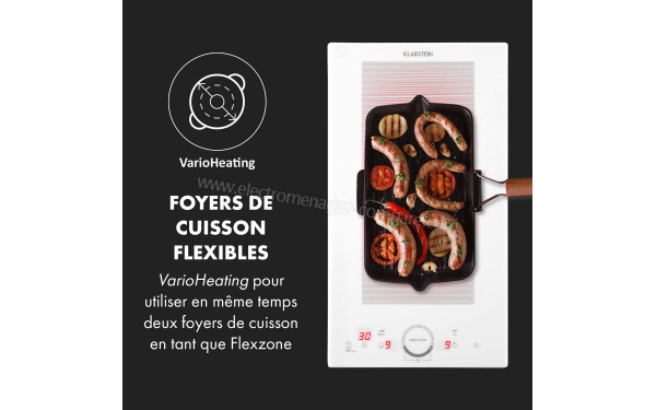 KLARSTEIN Delicatessa Slim Blanc - Zone Flex