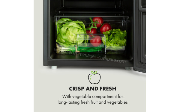 KLARSTEIN Obsidian 91 L Noir Classe A+ - Bac fra&icirc;cheur