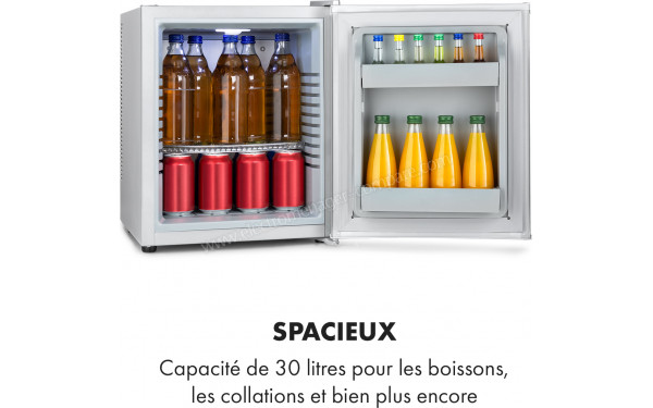 KLARSTEIN Happy Hour 30 Argent - Vue de l'int&eacute;rieur