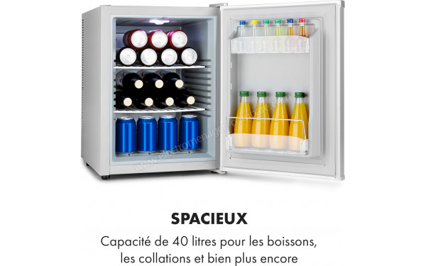 KLARSTEIN Happy Hour 40 Argent - Vue de l'int&eacute;rieur