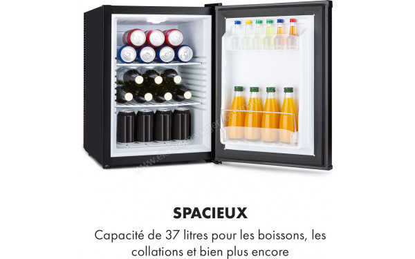 KLARSTEIN Happy Hour 37 Noir - Vue de l'int&eacute;rieur