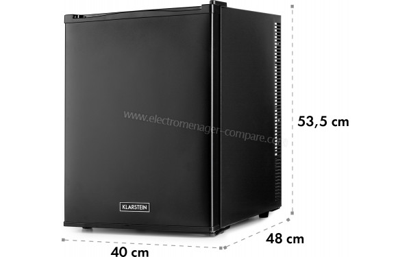 KLARSTEIN Happy Hour 37 Noir - Dimensions
