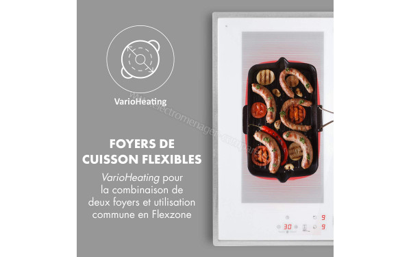 KLARSTEIN Delicatessa 60 Prime Blanc - Zone flex