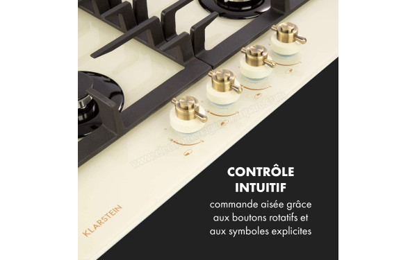 KLARSTEIN Victoria Ivoire - Panneau de commandes