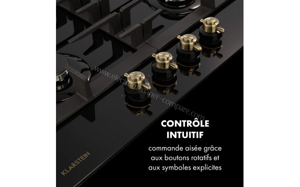 KLARSTEIN Victoria Noir - Panneau de commandes