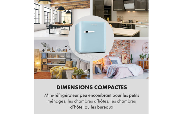 KLARSTEIN Audrey Mini 2 en 1 Bleu - Mise en situation