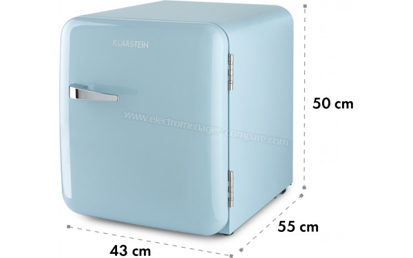KLARSTEIN Audrey Mini 2 en 1 Bleu - Dimensions