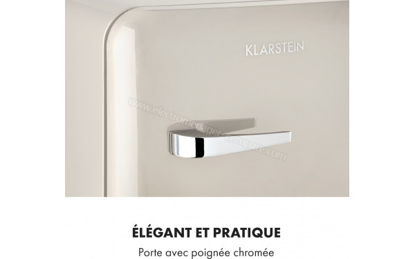 KLARSTEIN Audrey Mini 2 en 1 Cr&egrave;me - Zoom sur la poign&eacute;e