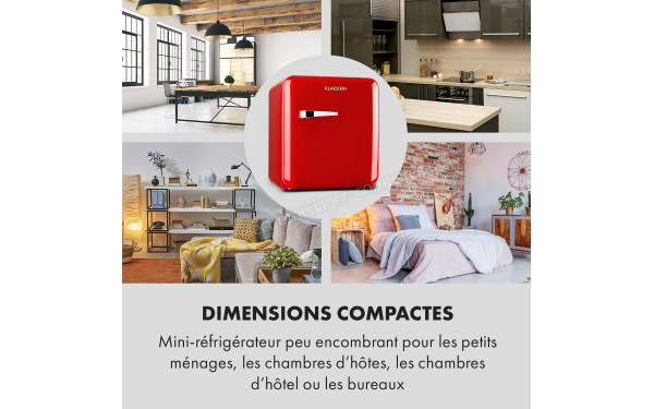 KLARSTEIN Audrey Mini 2 en 1 Rouge - Mise en situation
