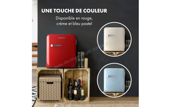 KLARSTEIN Audrey Mini 2 en 1 Rouge - Mise en situation