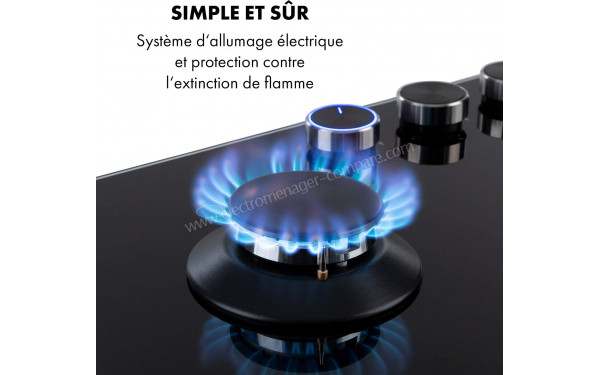 KLARSTEIN Illuminosa 5 Noir - Zoom sur le foyer Semi-rapide