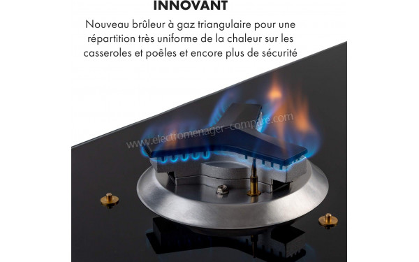 KLARSTEIN Trifecta Domino - Zoom sur le foyer Normal