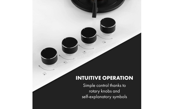 KLARSTEIN Goldflame 4 Blanc - Panneau de commandes