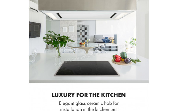 KLARSTEIN Virtuosa 4 Prime Noir - Appareil encastr&eacute;