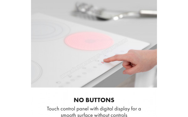 KLARSTEIN Virtuosa 6500W Blanc - &Eacute;cran tactile