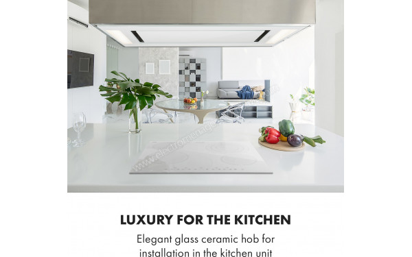 KLARSTEIN Virtuosa 6500W Blanc - Appareil encastr&eacute;