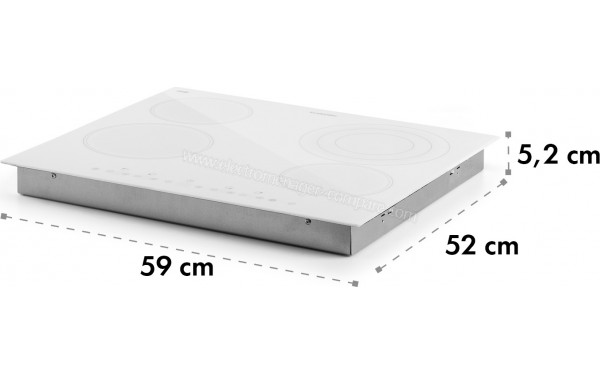 KLARSTEIN Virtuosa 6500W Blanc - Sch&eacute;ma technique