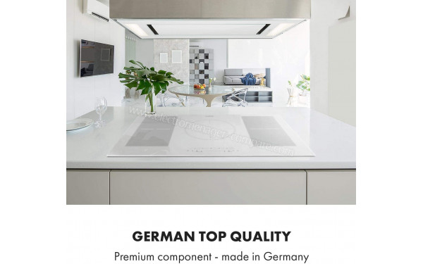 KLARSTEIN Delicatessa 90 Flex Blanc 7400W - Appareil encastr&eacute;