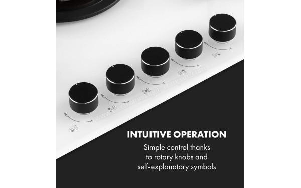 KLARSTEIN Goldflame 5 Blanc - Panneau de commandes