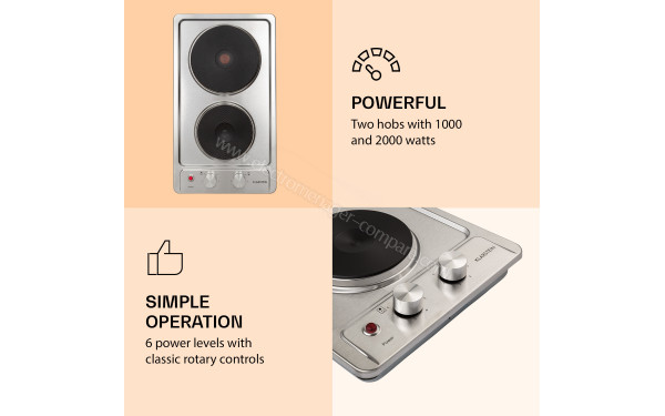 KLARSTEIN Appetito Domino Inox - Mise en situation